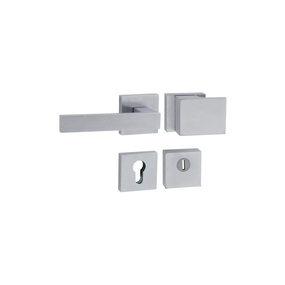 Biztonsági kilincs TUPAI CUBO/SQUARE - HR 3230/2275 - Matt króm
