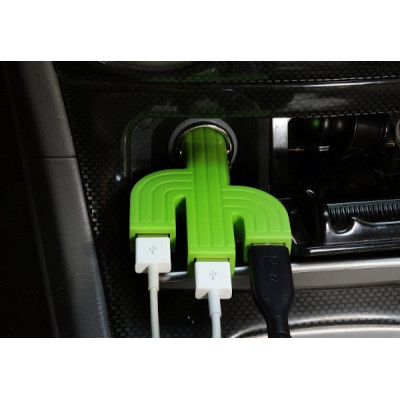 USB nabíjačka do auta - kaktus