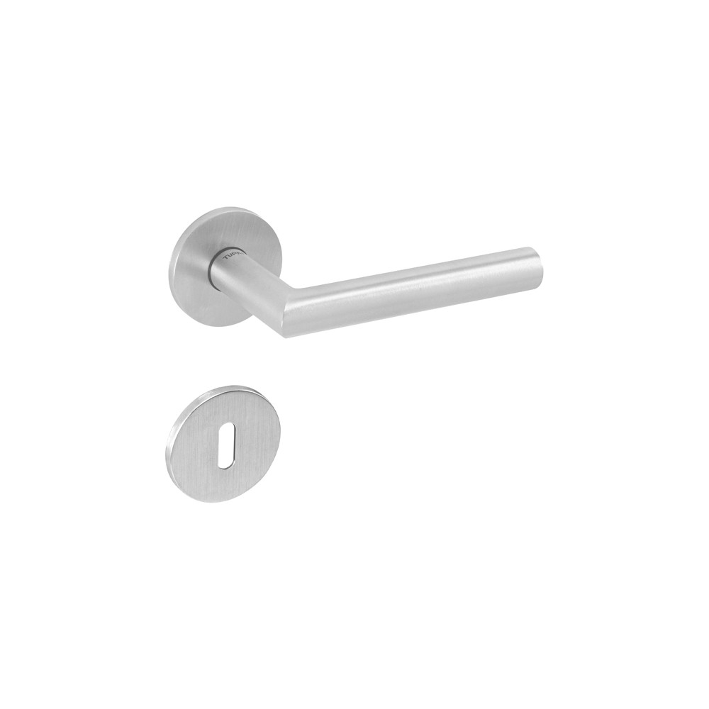 Kilincs FAVORIT - R 2002 5S - BN - Szálcsiszolt inox