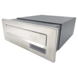 Antracit / szálcsiszolt inox
