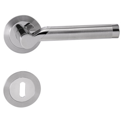 Kilincs MARENA - R 3SM - BN / LN - Szálcsiszolt inox / fényes inox