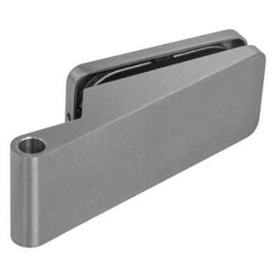 Üvegajtó pánt UNIQUE R8 (vízszintes) - Szálcsiszolt inox