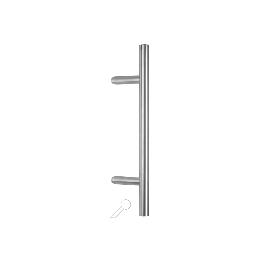 Ajtó fogantyú FIMET K10 - Szálcsiszolt inox