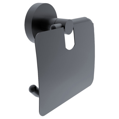 WC-papír tartó fedéllel NIMCO UNIX BLACK