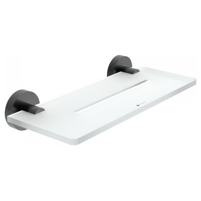 Fürdőszobai polc NIMCO UNIX BLACK IXI 300 mm