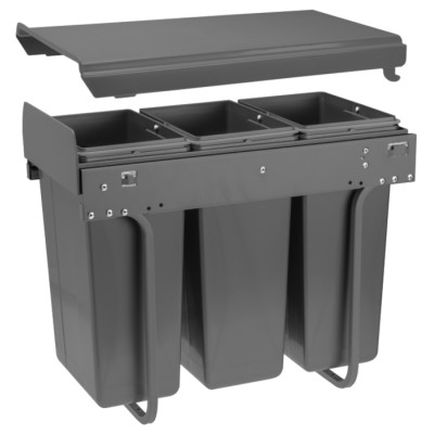 Beépíthető hulladékgyűjtő GTV - PRACTI ECO 300 (3 x 10 L)