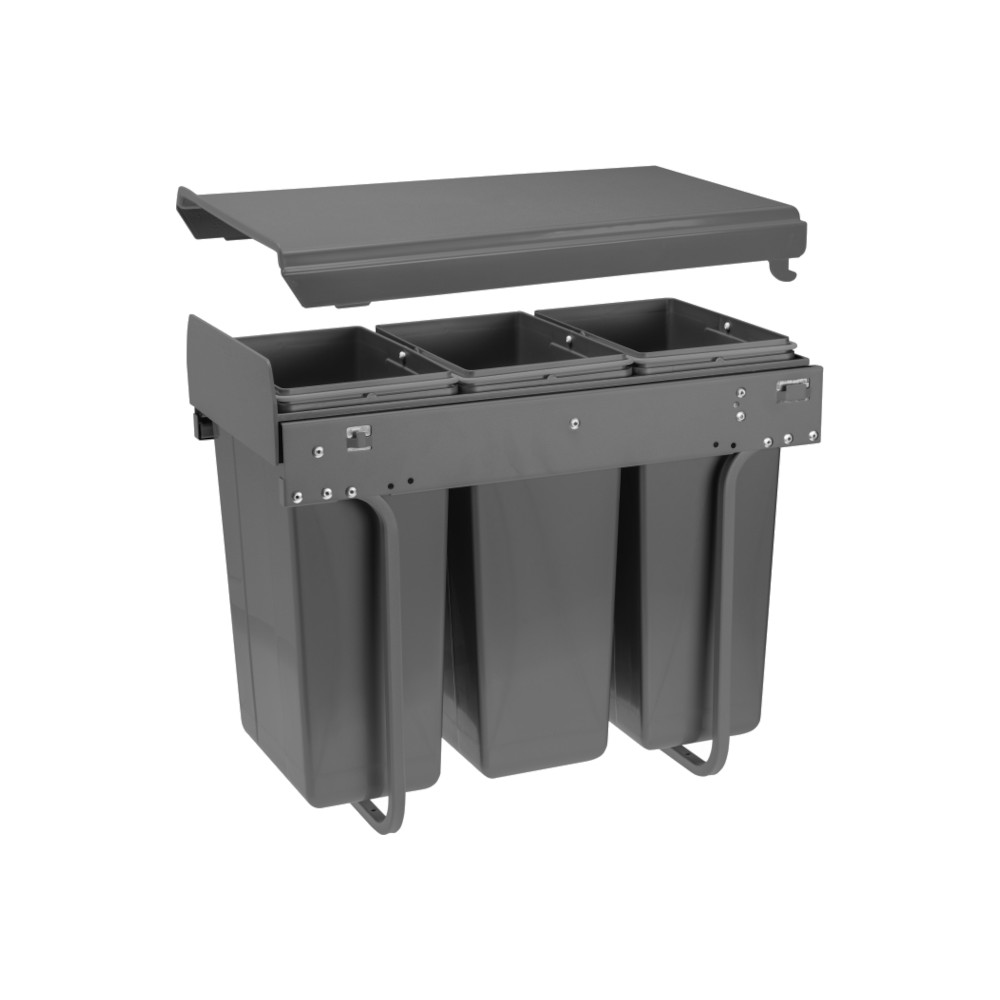 Beépíthető hulladékgyűjtő GTV - PRACTI ECO 300 (3 x 10 L)