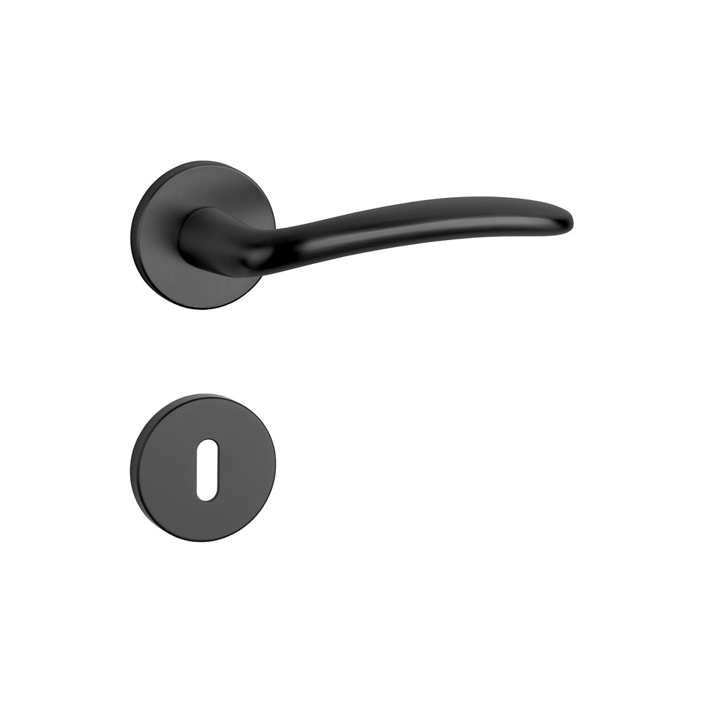 Kilincs APRILE AMBROSIA - R 7S - Fekete matt