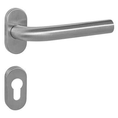 Ajtókilincs MPK MONA - UOR - Szálcsiszolt inox