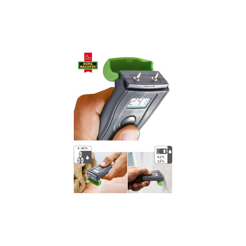 Fa nedvességmérő Burg Wächter DRY PS 7400