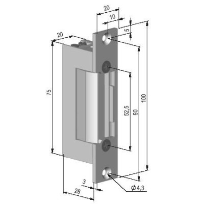 Elektrický otvárač BeFo Profi 611 5-8V