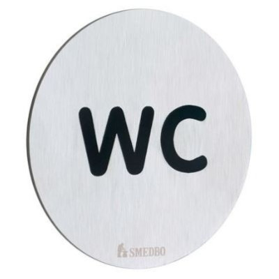 Nalepovací piktogram WC